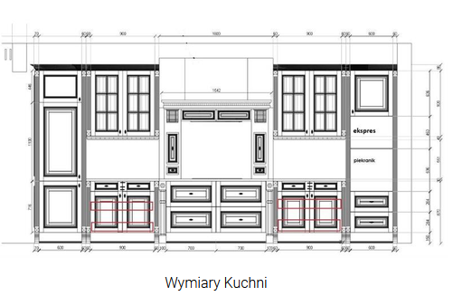 wymiary kuchni