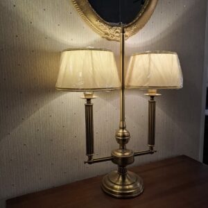 Lampa stołowa BN 408 dwa klosze