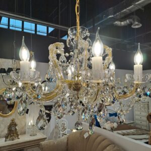 ŻYRANDOL KRYSZTAŁOWY l14 002 06 1 W STYLU MARIA TERESA O ŚREDNICY 58 CM (2)
