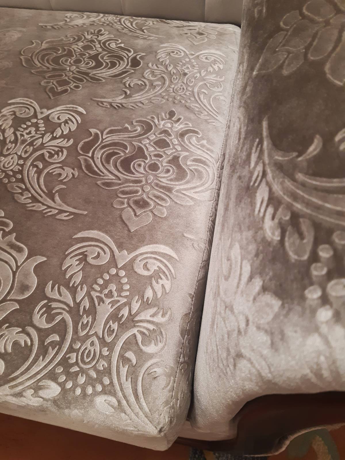 Zestaw Lirka wypoczynek w szarej tkaninie 3