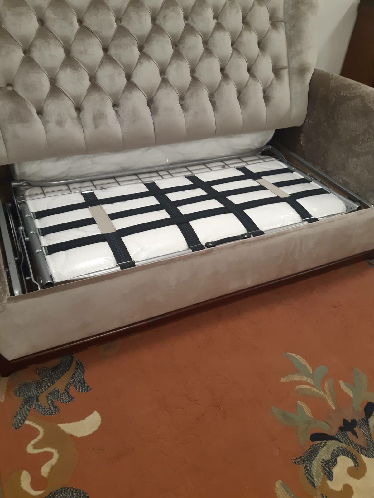 Zestaw Lirka wypoczynek w szarej tkaninie 6