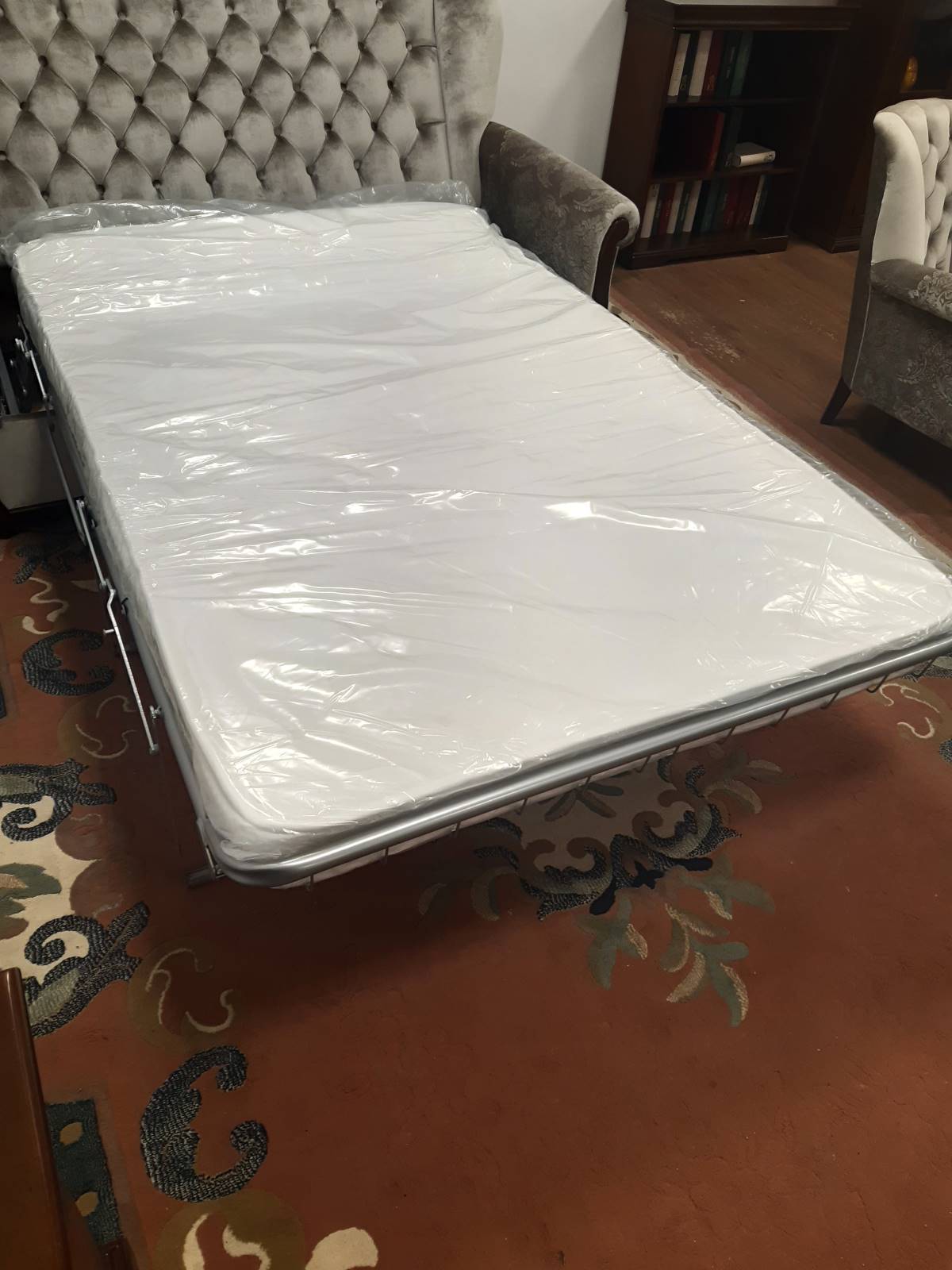 Zestaw Lirka wypoczynek w szarej tkaninie 7