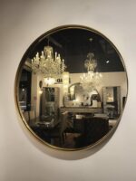 Lustro Essenza w satynowym złocie (2)