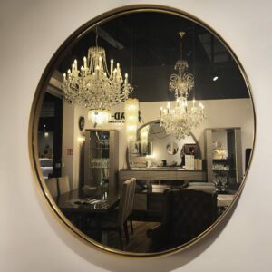 Lustro Essenza w satynowym złocie (2)