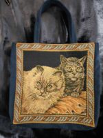 Torba Gobelinowa Gatta Koty na granatowym tle (1)